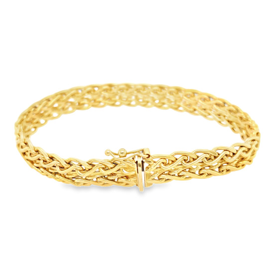 Pre Owned 18ct Fancy Bracelet ZX43 Pre Owned 18ct Fancy Bracelet ZX43